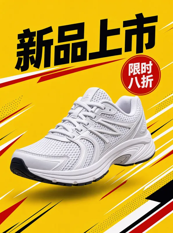 新品上市 poster generated by FLUX 3 Image