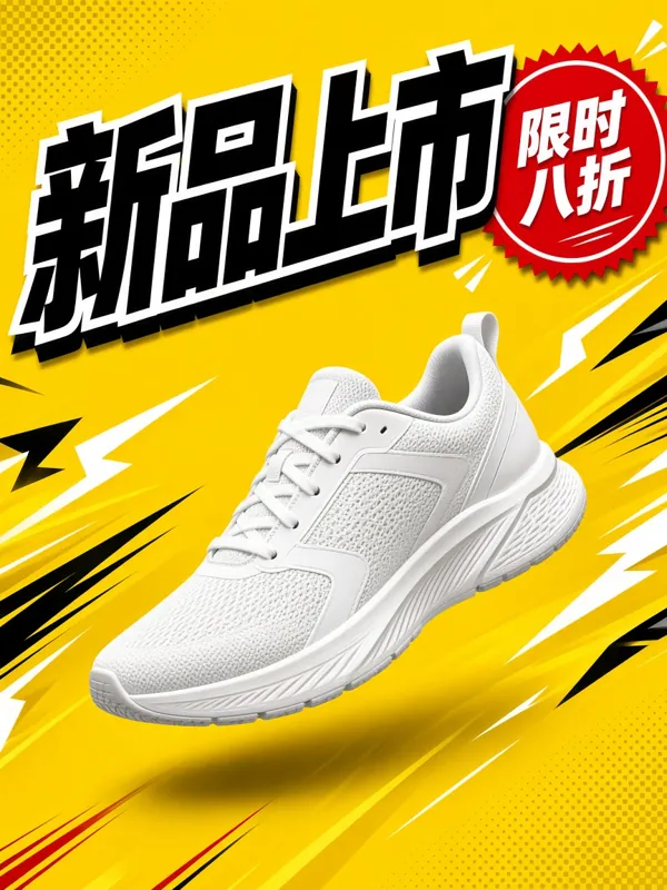 新品上市 poster generated by Grok Image 2.0